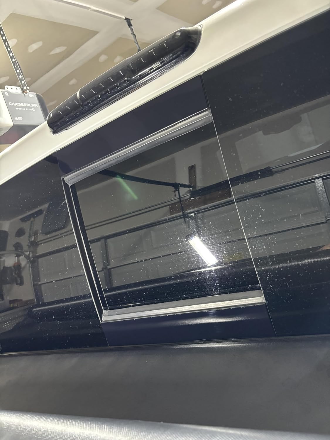 2007-2013 Sierra/Silverado Rear Sliding Window Trim Gloss Black