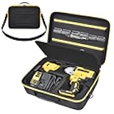Impact Driver Case for DEWALT 20V MAX XR DCF900B DCF900P1 Cordless Impact Wrench 1/2 Impact Gun, Hard Travel Storage Holder Organizer for Torque Wrench Set, Battery, Charger and Accessories (Box only)