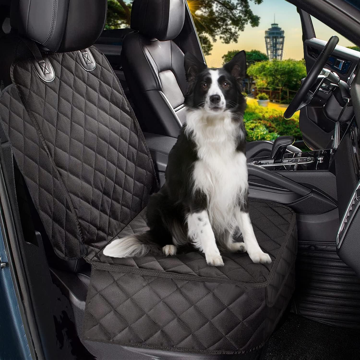 vailge Front Seat Cover for Dogs, 100 Water Resistant Dog Seat Cover