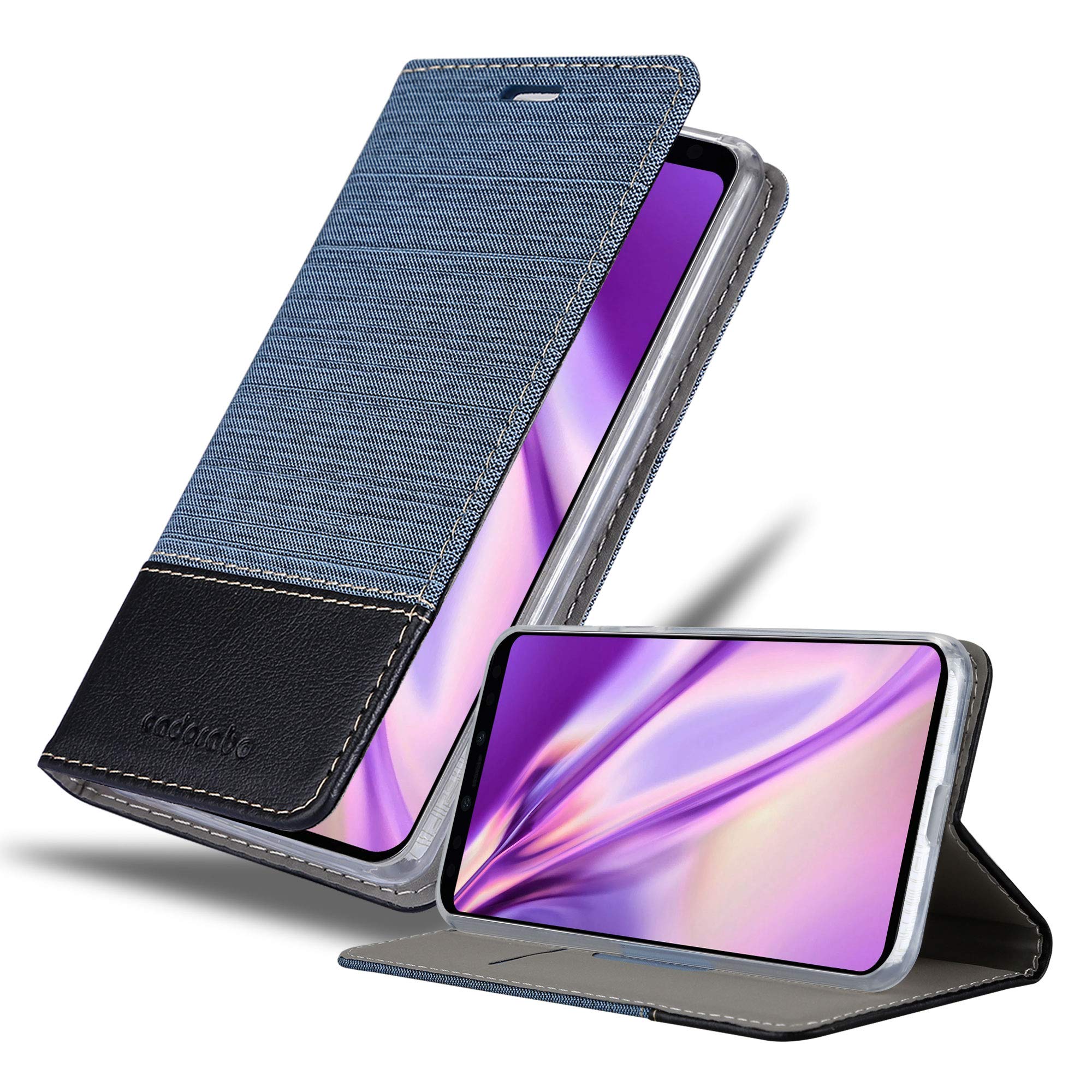Cadorabo Custodia Libro per Google Pixel 5 XL in NERO DI NOTTE Cadorabo Custodia Libro per Google Pixel 5 XL in NERO DI NOTTE