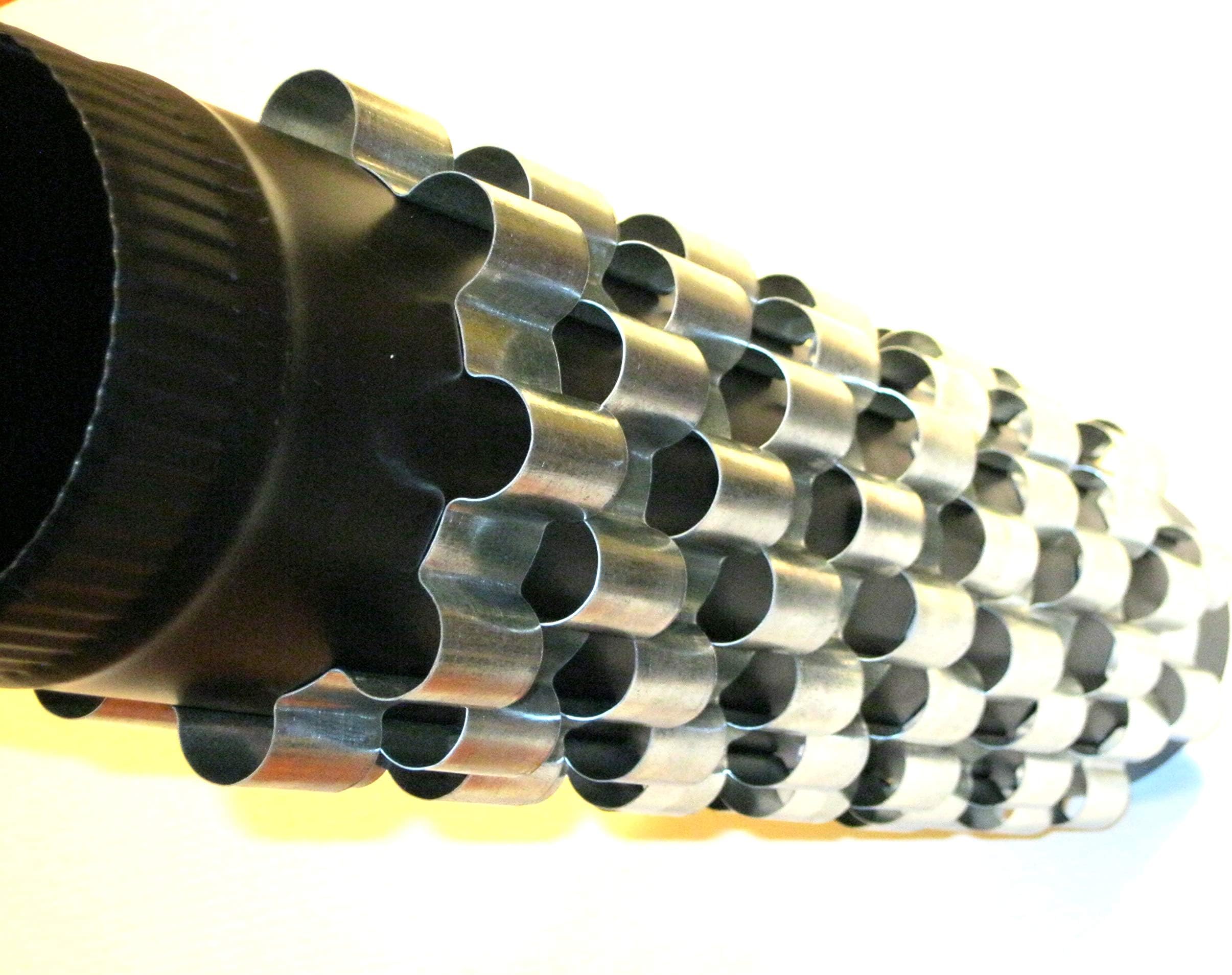 TredNot 7 inch Dia Stovepipe Heat Exchanger/Reclaimer/Radiator. Set of six Bands.