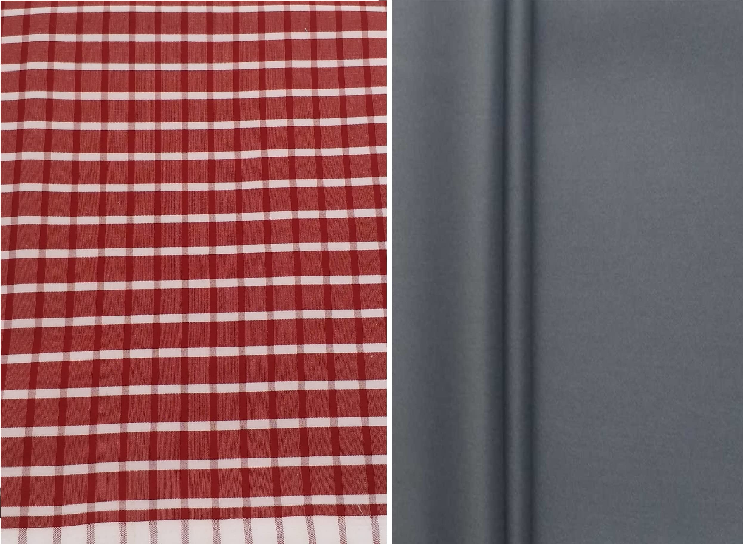 Pri & Su CottLinns Combo of Cotton Checkered Shirt 500020 & Trouser 90005-picture-48