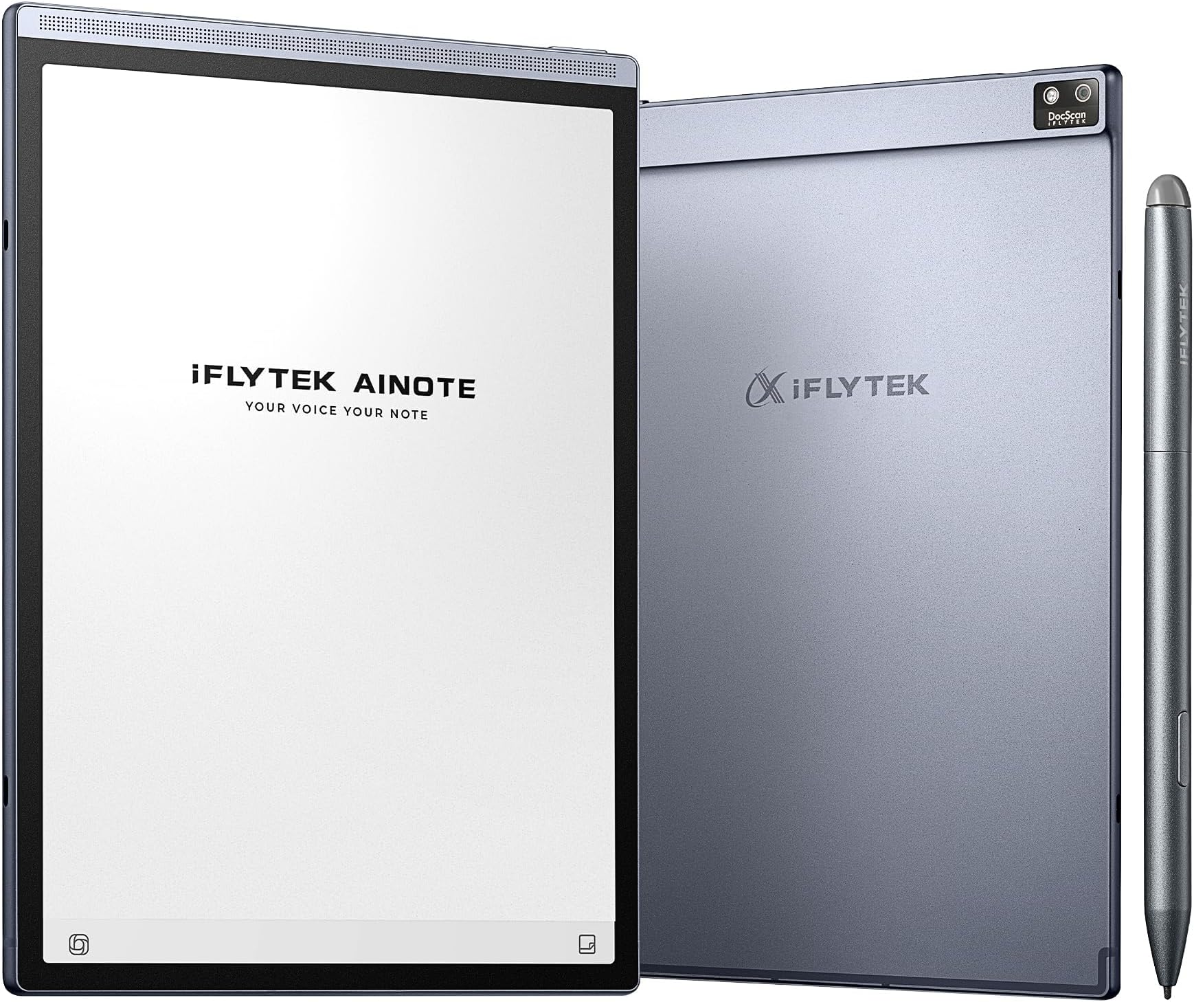 iFLYTEK AINOTE Air 2 Bundle – 8.2" E Ink AI Note-taking Tablet with Stylus, 4096 Pressure Levels, Digital Notebook with Voice-to-Text Transcription, Multi-languages Support, Ideal for Meetings & Study