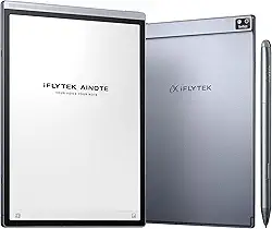 iFLYTEK Pacote AINOTE Air 2 – Tablet de 20,8 cm E Ink AI para anotações com caneta, níveis de pressão 4096, caderno digital com transcrição de voz para texto, suporte a vários idiomas, ideal para