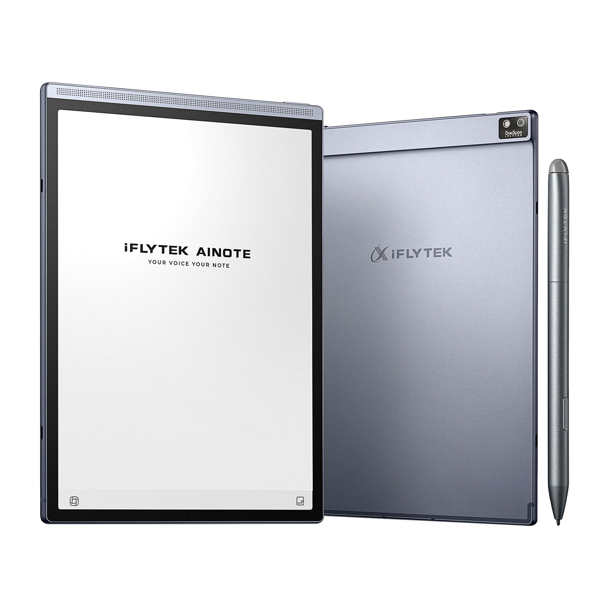 iFLYTEK Ainote Air 2 8.2" AI Note Taking Tablet with Pen Voice to Text Transcription Multi-Language Stand for Meeting Study