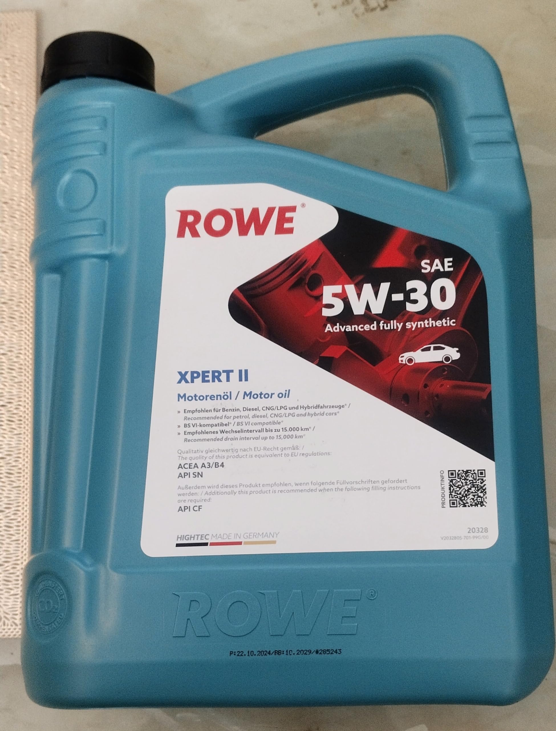 ROWE ADVANCE FULLY SYNTHETIC 5W-30 XPERT II (3.5lit)-image-26