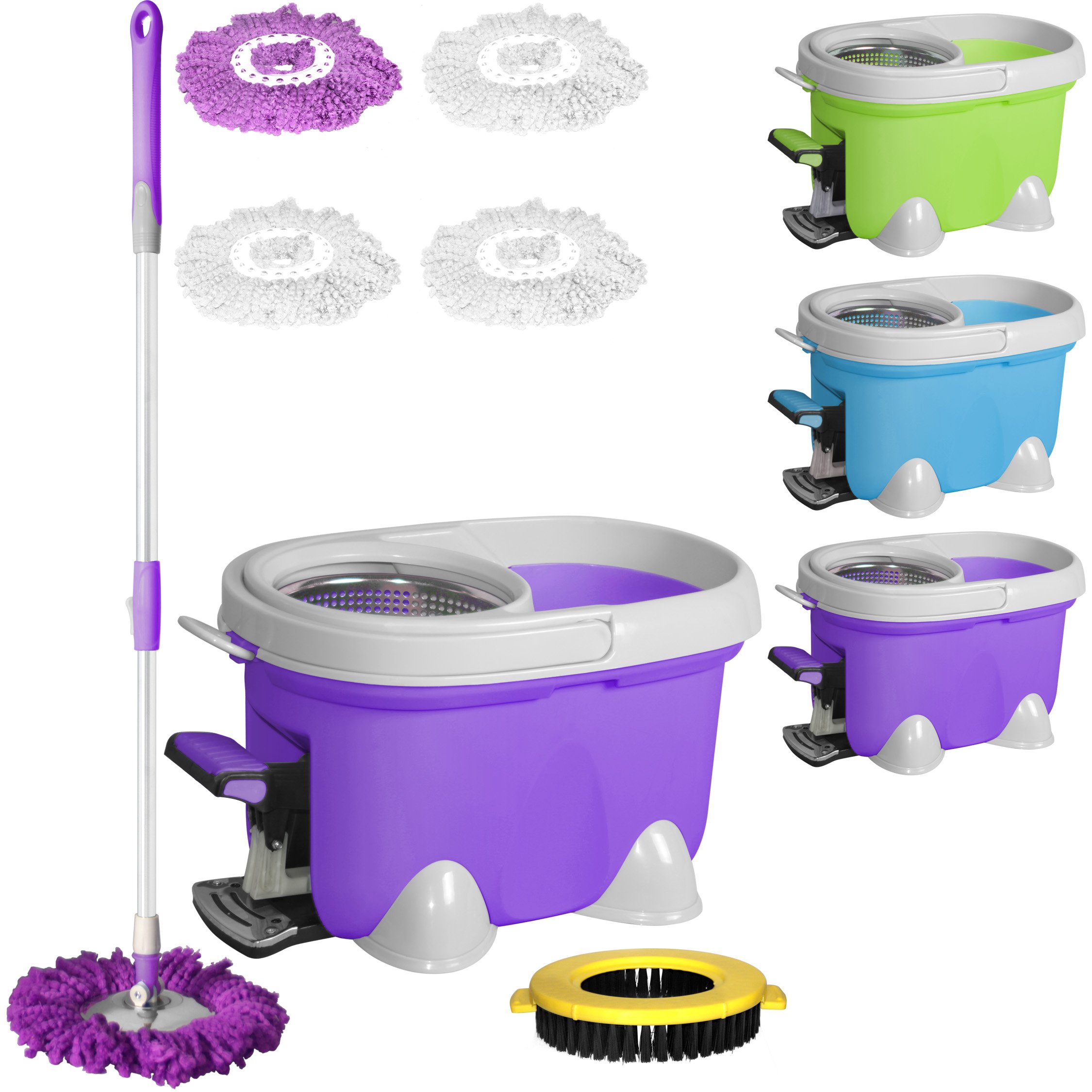 Buy Enya 2 in 1 easy & spin mop 360° Spinning Rotating Magic Spin Floor