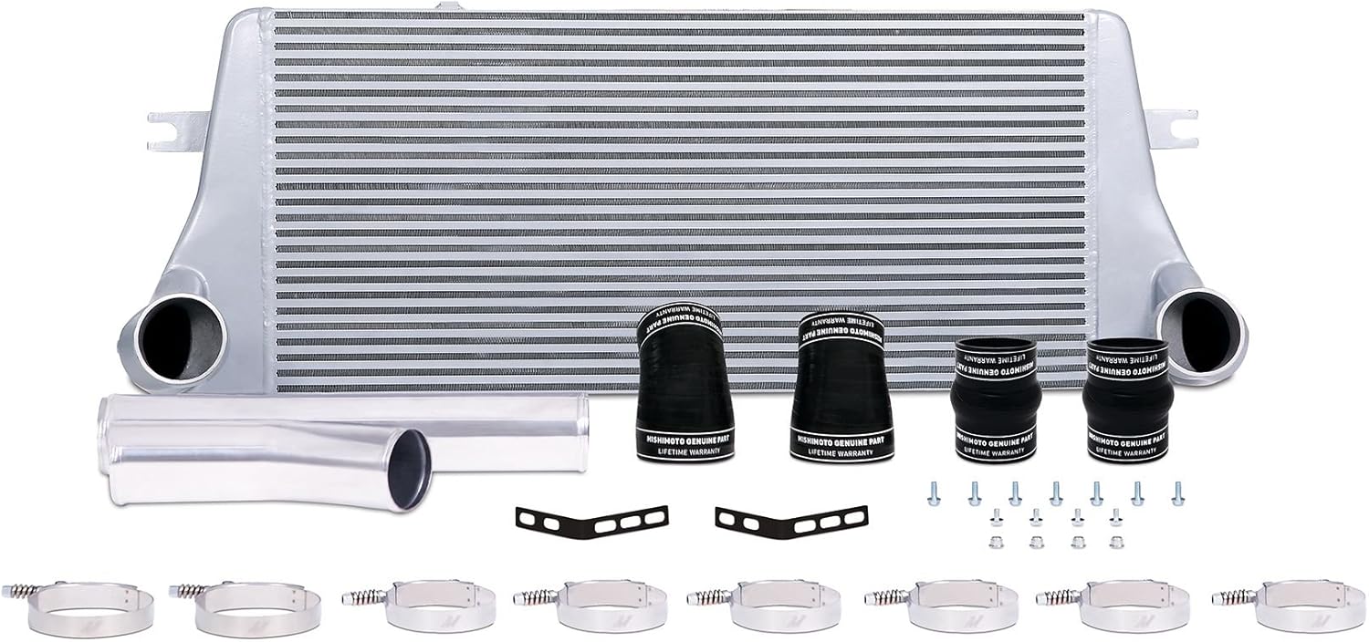 Mishimoto MMINT-RAM-94KBK Performance Intercooler Kit Fits Dodge Ram Cummins 5.9 1994-2002 Black