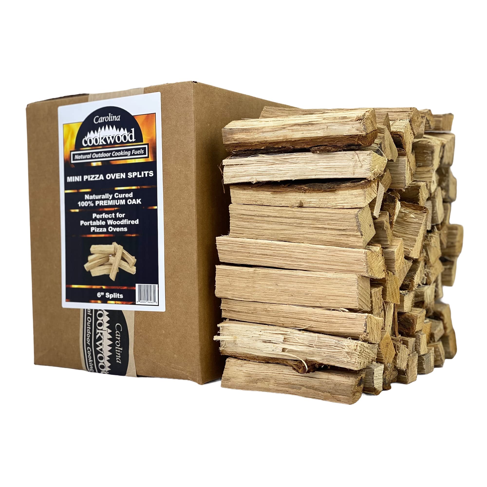 Carolina Cookwood Pizza Oven Wood 6 Inch Mini Splits Naturally Cured