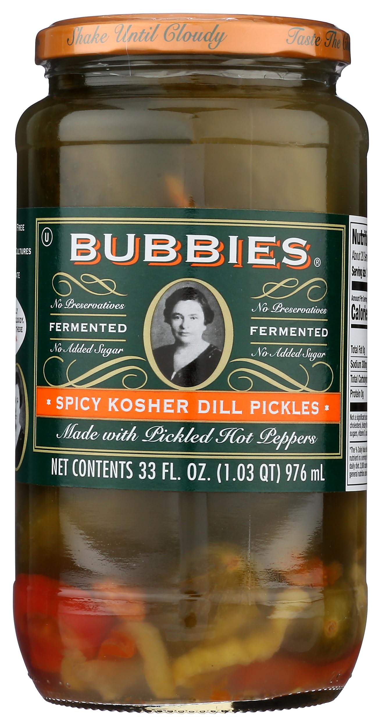 Bubbies Spicy Kosher Dill Pickles