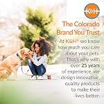 K&H Outdoor Elevated Dog Bed - Cooling Raised Dog Bed for Small & Medium Pets, Breathable Mesh Hammock Design, Indoor/Outdoor Washable Cover, Portable Metal Frame, Tan, Medium 32x25in