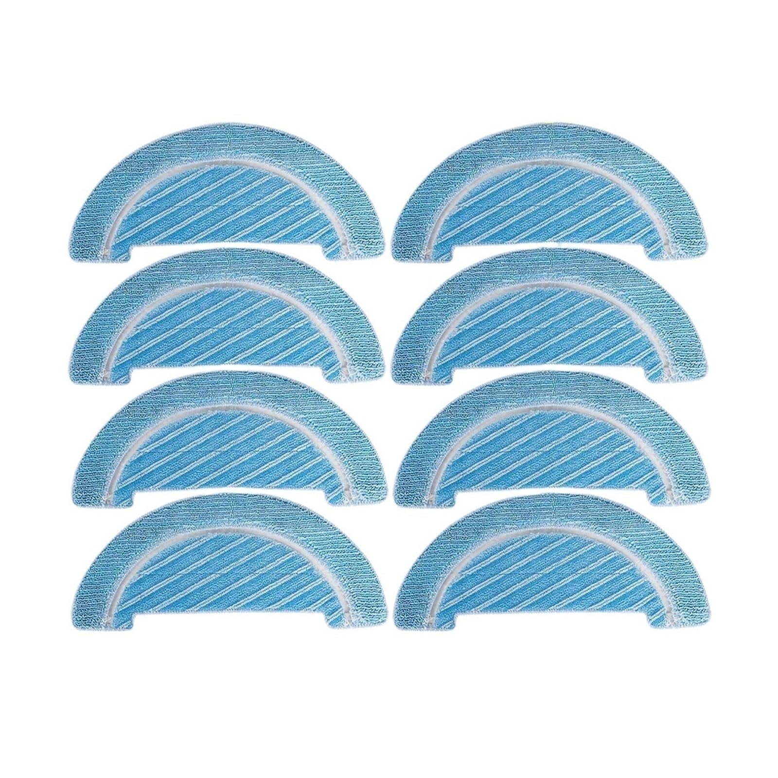 GENTERUN Fabric Mop Inserts，compatible For Conga ，1090 Series Robot Vacuum Cleaner Accessories Fabric Mop Insert Kit,vacuum Mop Pads(8PCs)