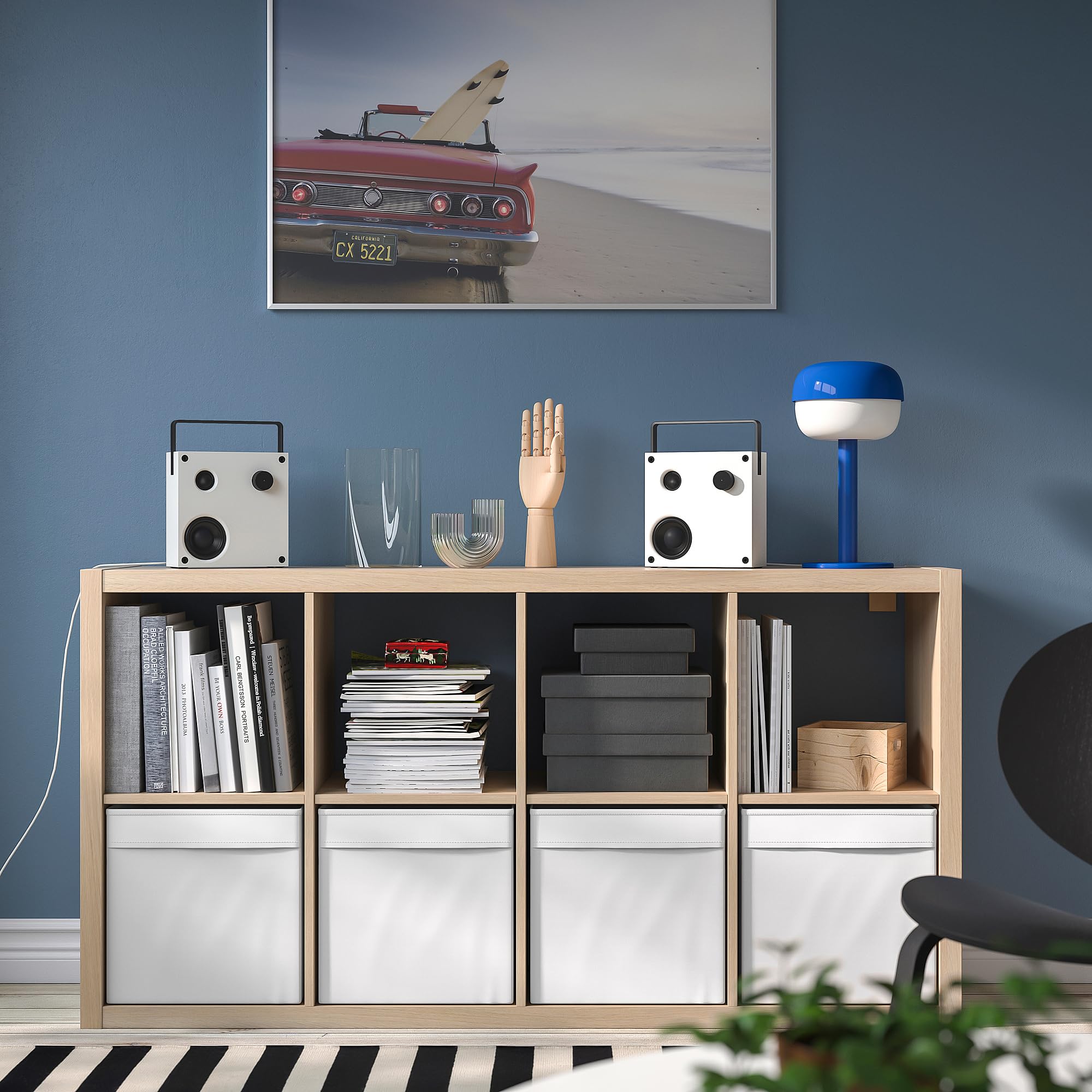 VAPPEBY altoparlanti Bluetooth, 20x20 cm, bianco/set di 2 gen 3