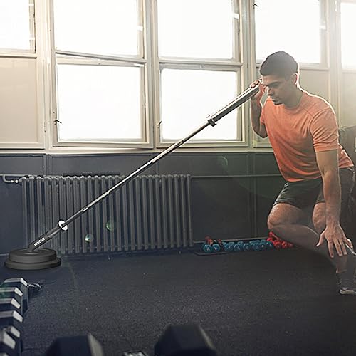 Miniatura 8 de Accesorio de mina terrestre para barra, accesorio de fila de barra en T apto para barra olímpica de 2 pulgadas, giro completo de 360 para