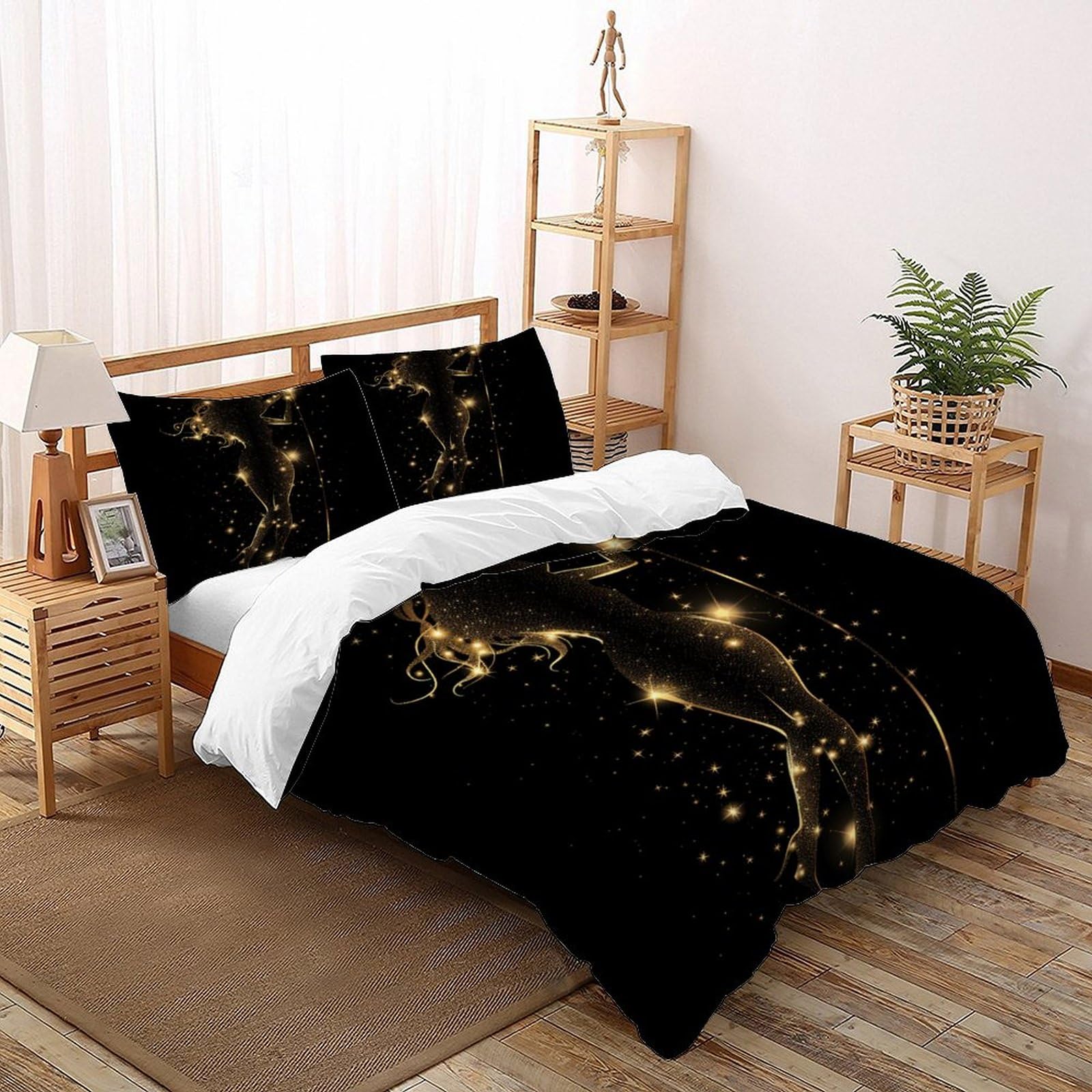 Housse de couette douce microfibre 200x200 contre les nuits agitées