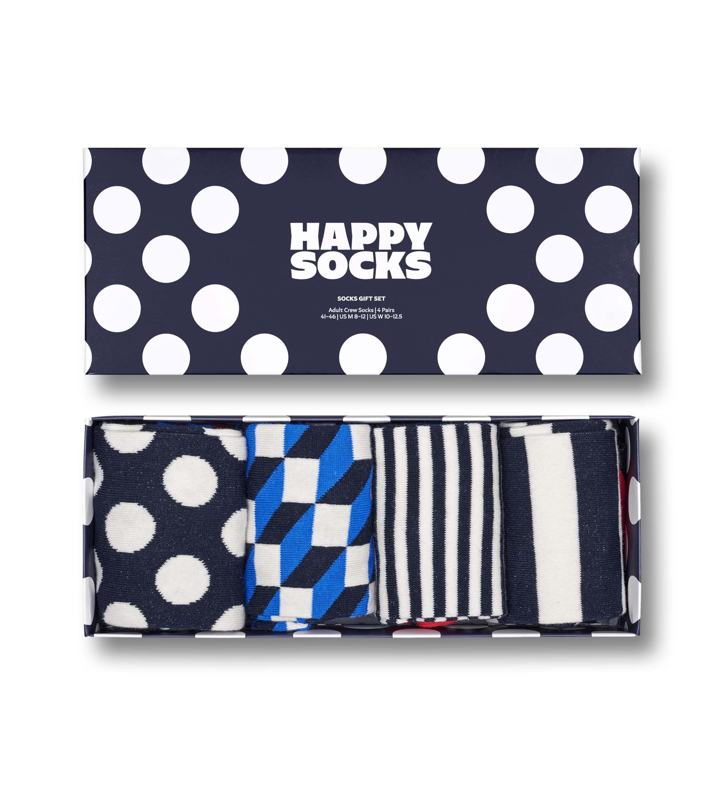 Happy Socks Xblw09 Calcetines Mujer (Pack de 4)