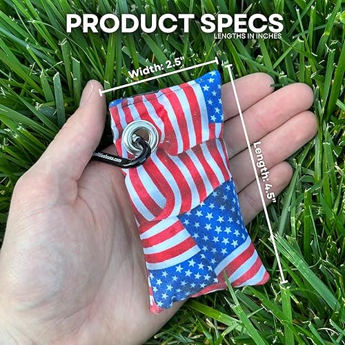 Miniatura 10 de HYZER HOUND DISCS Disc Golf Chalk Bag Seca tus manos en el calor del verano Se fija a la bolsa con un mosquetón Mejora el agarre de tu mano