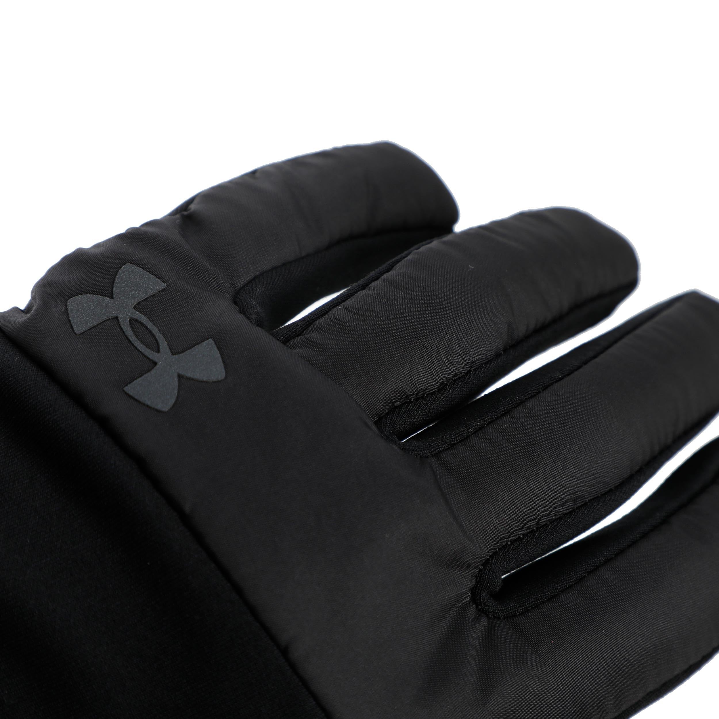 Under Armour Storm Fleece Run Gants de Running Unisex Black/Black