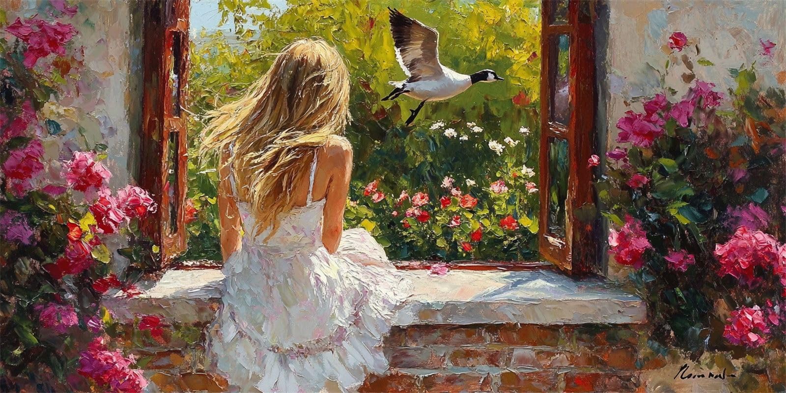 Dipingere con i Numeri per Adulti ragazza Paint by Numbers Kit animato Fai da te Hobby Creativi Adulti,Colorare Con i Numeri Pennelli e Colori Acrilici,Decorazione della Parete di Casa Regalo 50x100cm