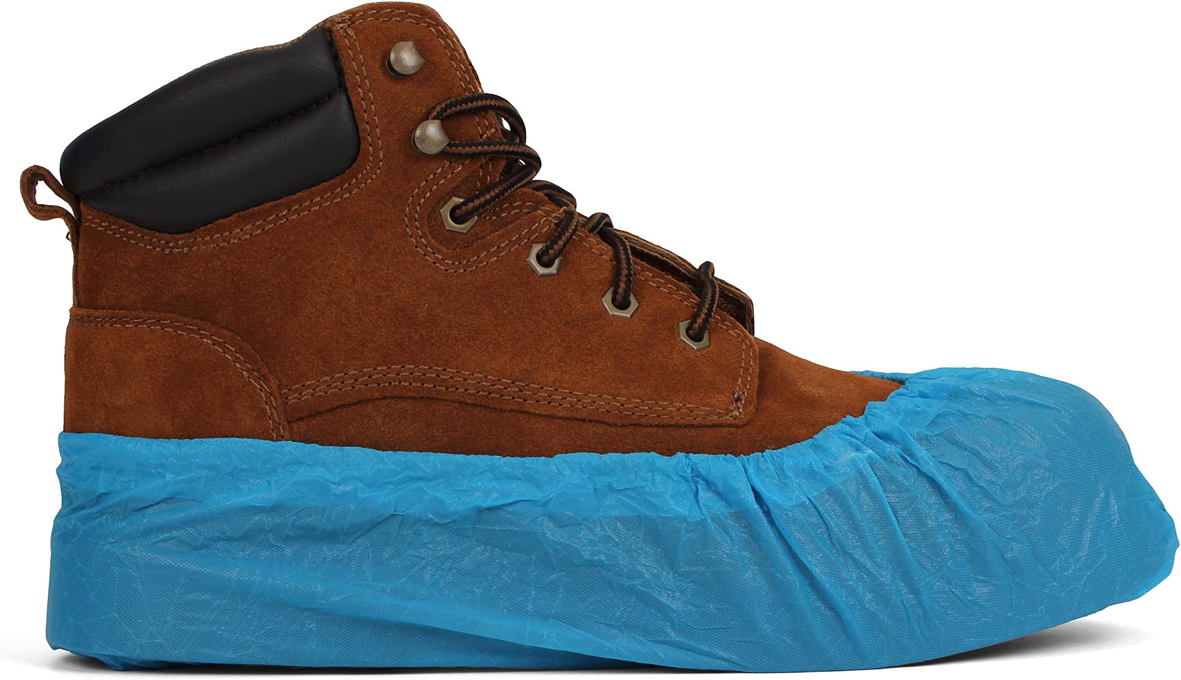 Waterproof Boot Covers for Professionals - XL Disposable Shoe Covers - Non-Slip Waterproof Shoe Protectors - Fits up to Size 13 Work Boot and Size 14 Shoe - (100 pack)