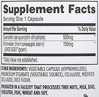 Vista 3 de Whole Foods Market, Quercetina con bromelina, 100