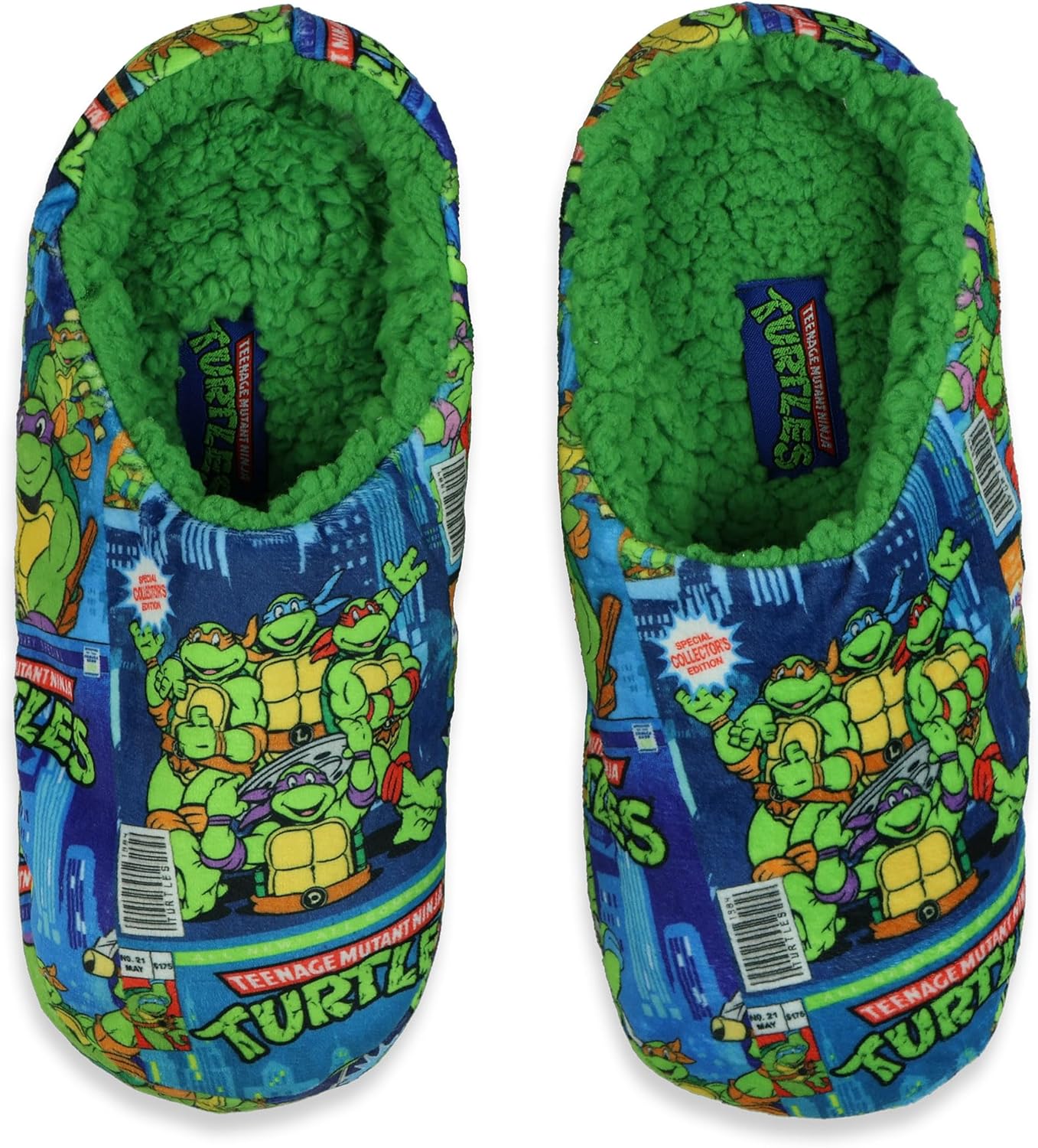 Hyp Teenage Mutant Ninja Turtles Slippers Adult Scuff Sllide Slipper Socks 1 Pair