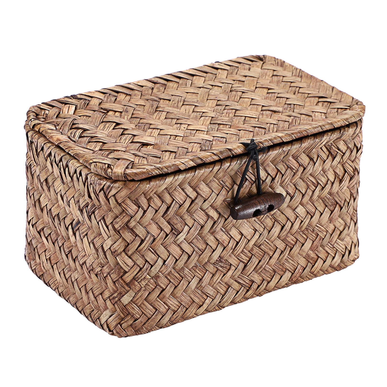 Panier décoratif Hipiwe en jonc de mer pour ranger le café et le salon