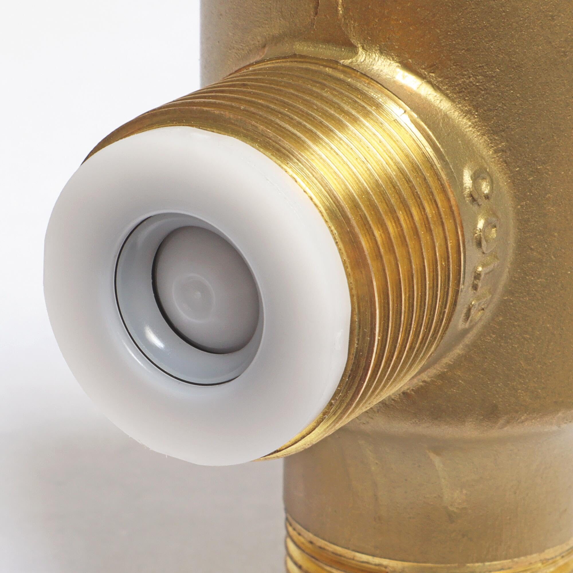 SOMATHERM FOR YOU, Limiteur de température réglable 25°C-55°C pour Chauffe-Eau, évite Les brûlures, clapets Anti-Retour, Pression Max 10 Bars, débit 25 l/MN, Installation Facile