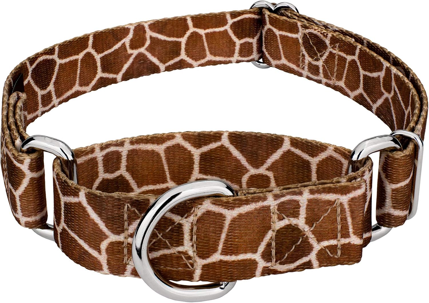 パラコード首輪 太めハーフチョーク ピンク コンチョ付き №100 犬 光る