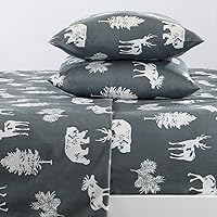 Vista 136 de 4-Piece Full Size Stripe Microfiber Sheet Set - Ultra-Soft, Brushed Bedding Sheets & Pillowcases - Wrinkle Free, Comfortable, All-Season Bed Sheets