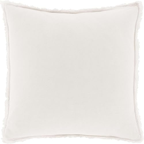 Miniatura 4 de Pine Cone Hill Faye Linen Dove - Funda de edredón blanca, tamaño europeo, patrón sólido neutroblanco