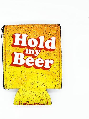 Miniatura 4 de ZipSip Imán - Coozie ajustable todo en uno con cremalleras para latas, botellas, latas delgadas, vasos de pinta, tazas de fiesta, café, enfriador de