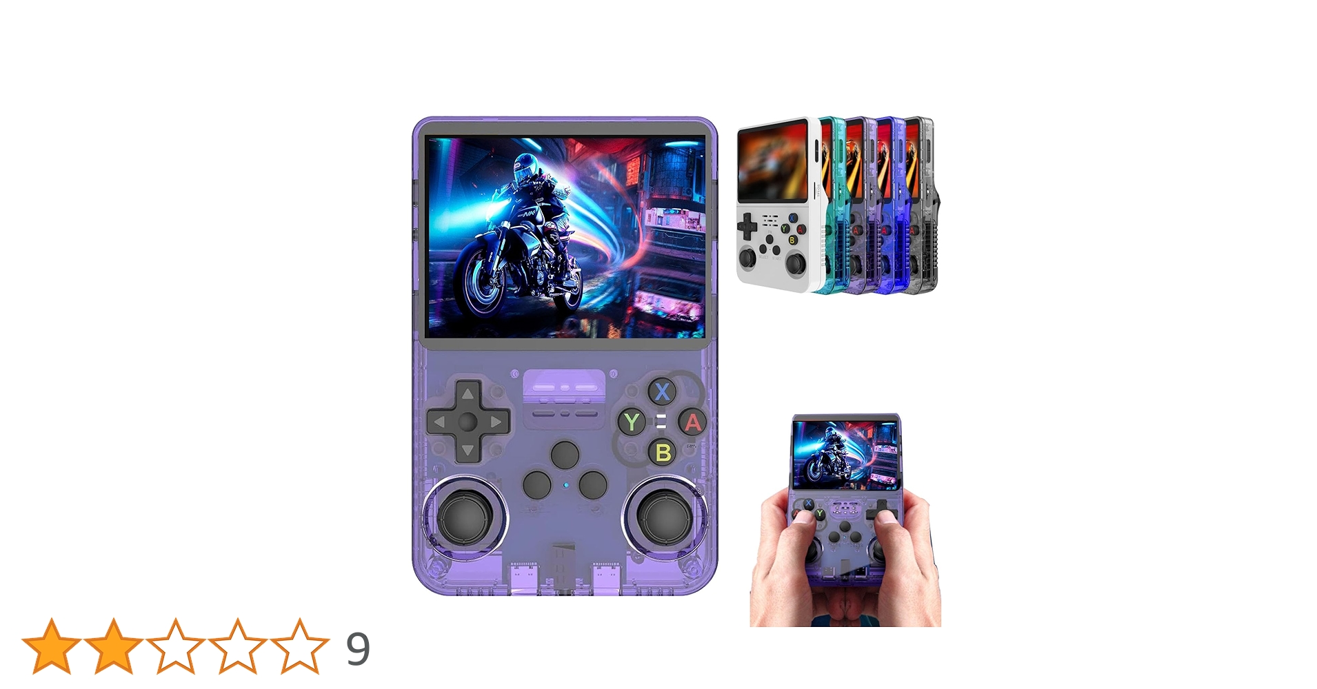 Amazon.co.jp: R36S 紫透 128GB レトロゲーム機｜ArkOS 2.0