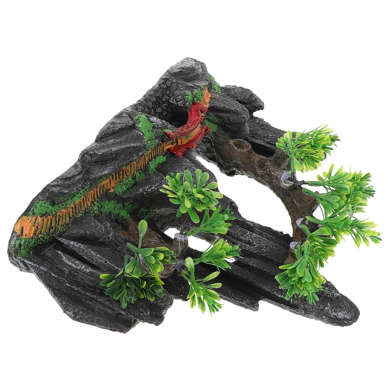 SUPVOX Decorazione Acquario Roccia Resina Piccola per Paesaggio Subacqueo Statua Rocciosa Compatibile con Acquari di Diverse Dimensioni Accessorio per Ambienti d Acqua e Salata