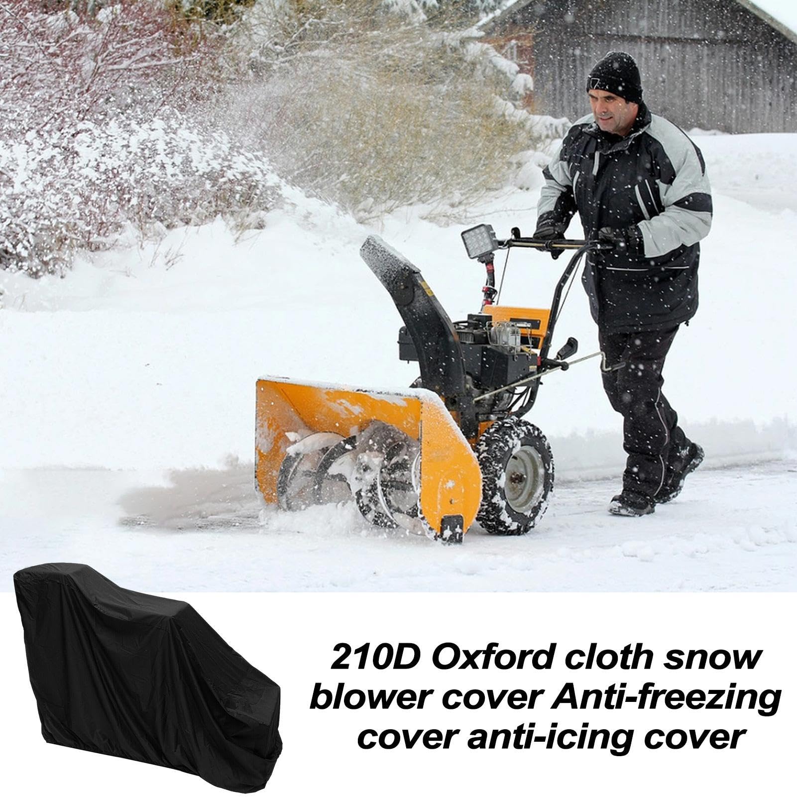 Escudo para quitanieves – Funda de Almacenamiento para soplador de Nieve, Cubierta Protectora para quitanieves | Funda Protectora para soplador de Nieve Resistente a