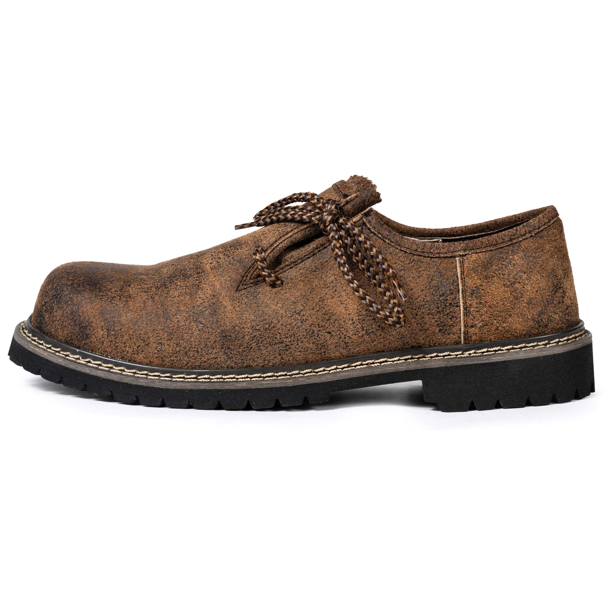 PAULGOS Trachtenschuhe Antik Echt Leder Haferlschuhe Haferl in 3 Farben
