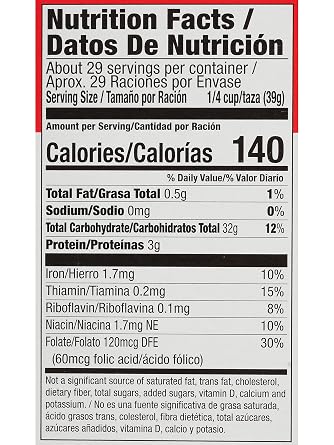 Albers Enriched Hominy Quick Grits, Naturally Low in Fat, 40 OZ Box (Pack of 1)