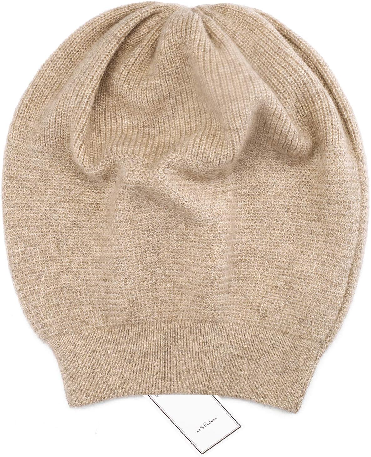 WaySoft 100% Cashmere Beanie for Women in a Gift Box, Oversized Women Beanie Hat - Image 4