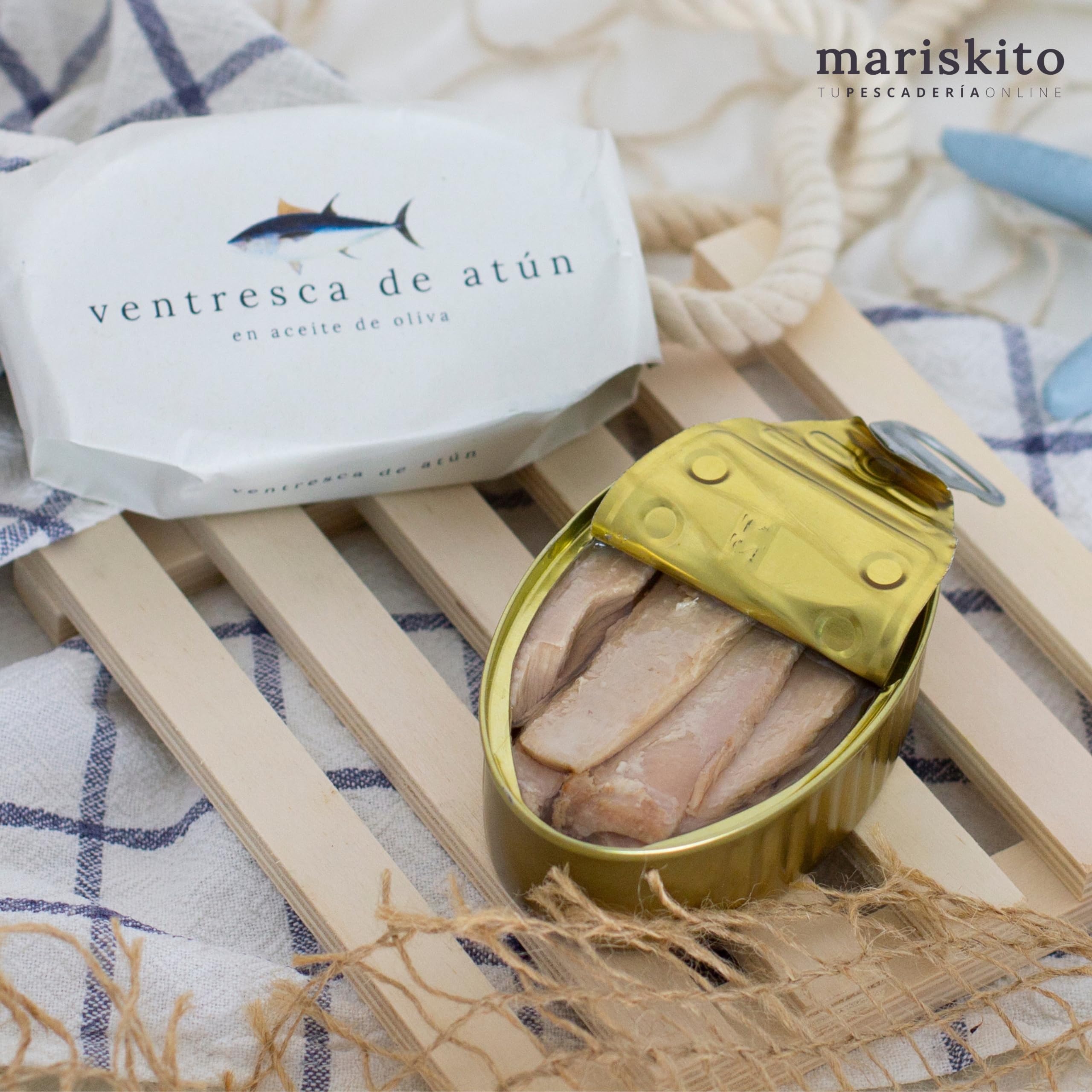 MARISKITO | Pack La Mar de Gourmet - 12 Conservas Gourmet - Latas de Conservas Gallegas - Caja Regalo - Lote de Productos Delicatessen