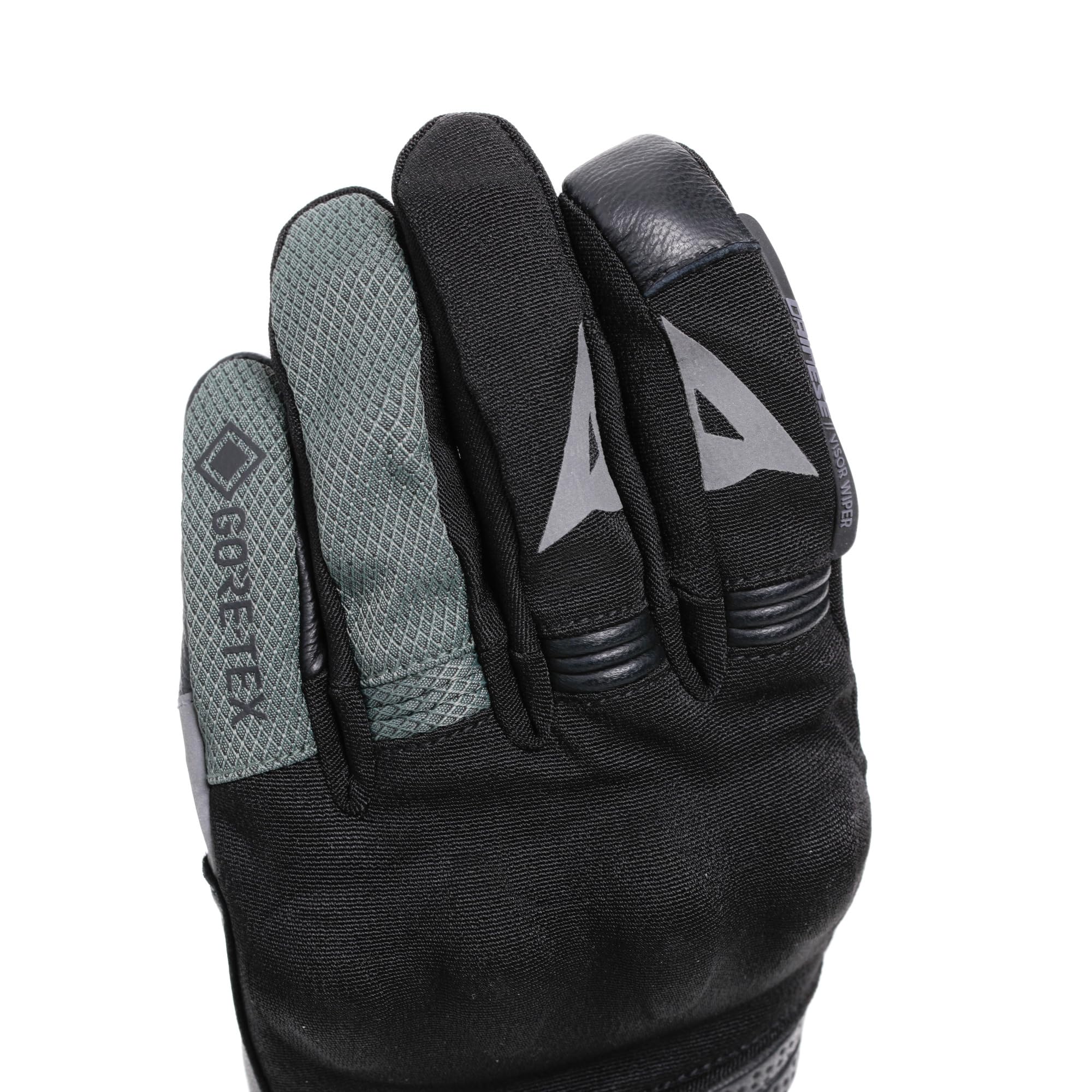 Dainese - Teyde Gore-Tex Gloves, wodoodporne rękawice motocyklowe, męskie, czarne/zieleń wojskowa, XS