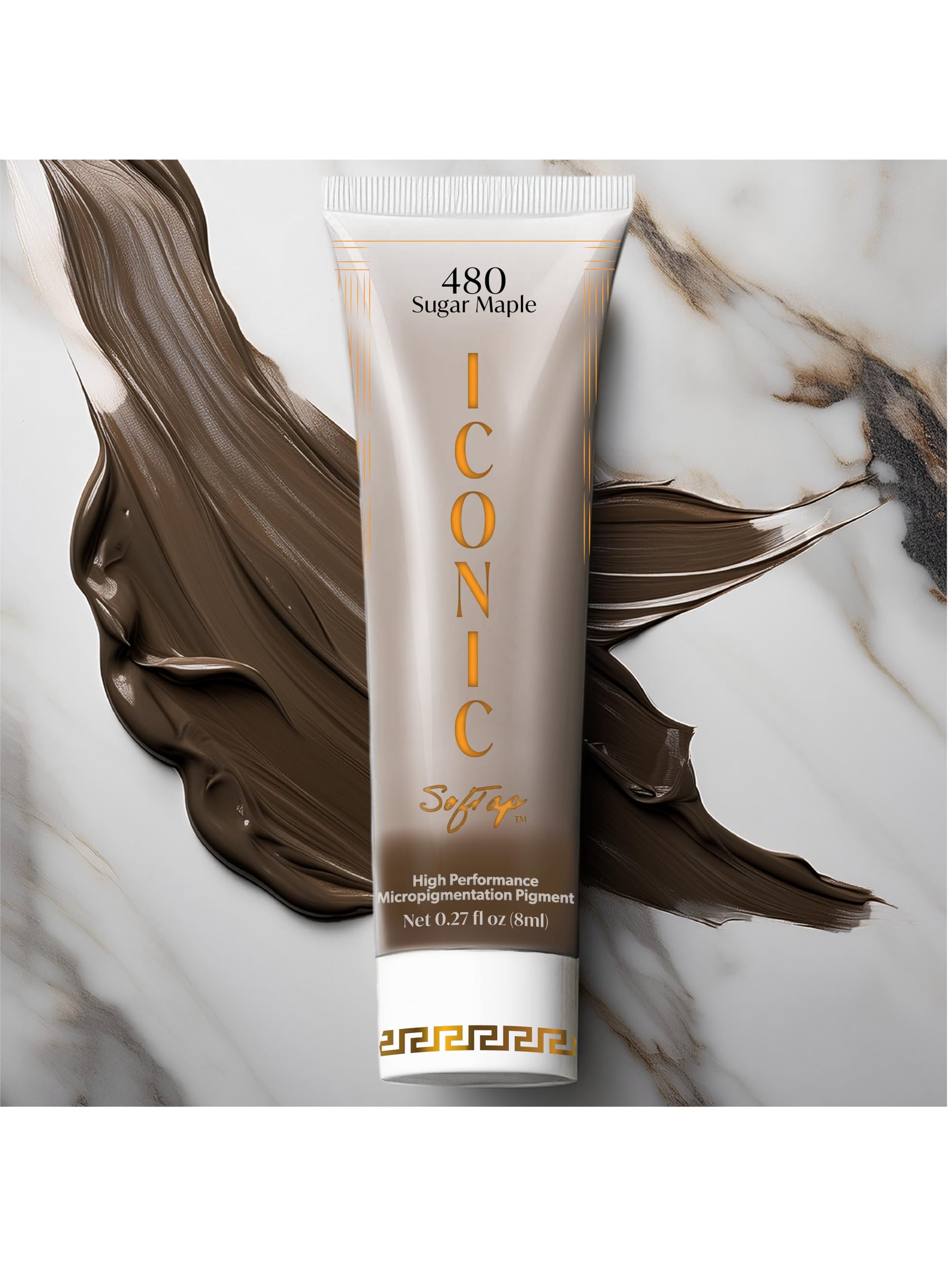 SofTap Iconic Brow Pigment for PMU (7 ml Tube) High Performance Premium Color for Permanent Cosmetics. Enhanced Retention, Stable Fading, Skin-Nourishing Formula (Manuka)