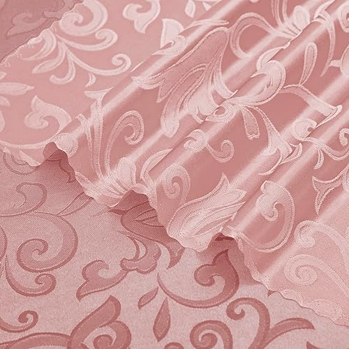 Miniatura 6 de Horbaunal Paquete de 24 servilletas de tela de damasco de 17 x 17 pulgadas, juego de 24 servilletas cuadradas de satén de tela para banquete de