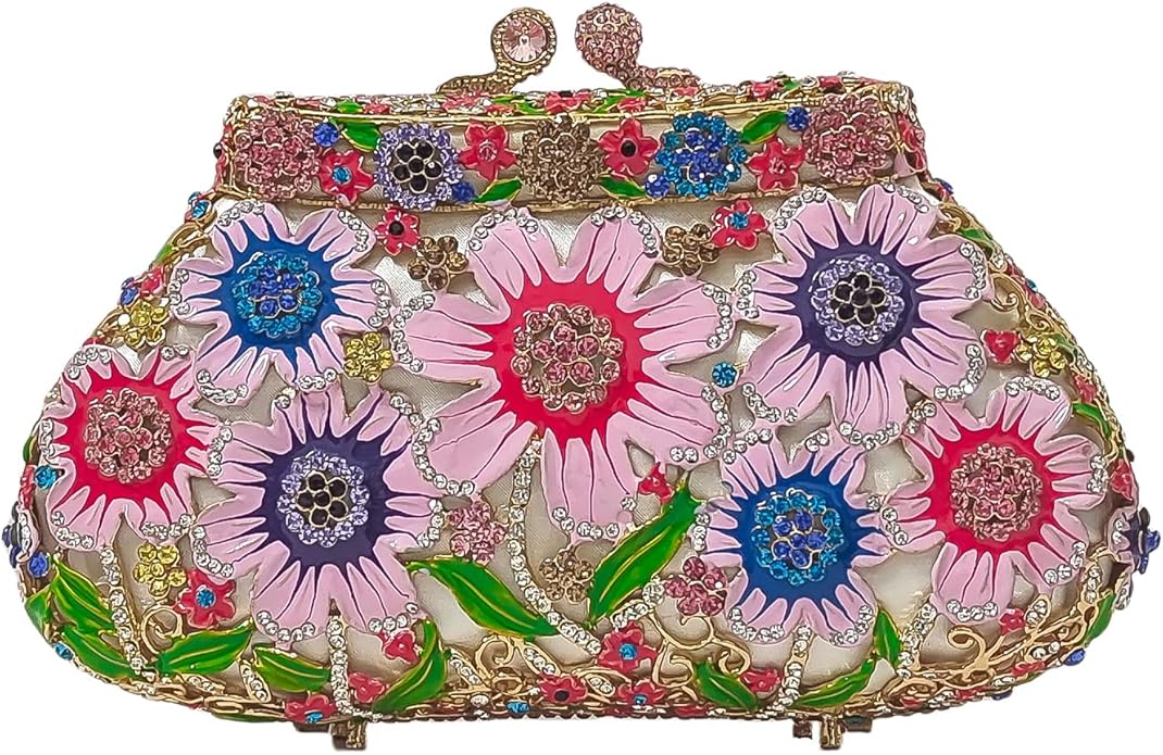 バッグ Louren flower jacquard clutch bag louren flower jacquard clutch bag（flower jacquard clutch