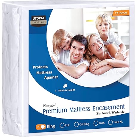 Utopia Bedding King Zippered Mattress Protector: Ultimate Protection for Your Precious Slumber