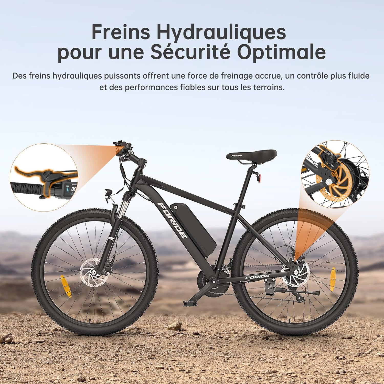 Xtremer 2/Xtremer 3 Vélo Électrique, 27.5"/29" VTT Électrique Homme Femme, Moteur 250W, Autonomie 120KM, Frein à Disque Hydraulique, Vélo Électrique en Montagne pour Adulte