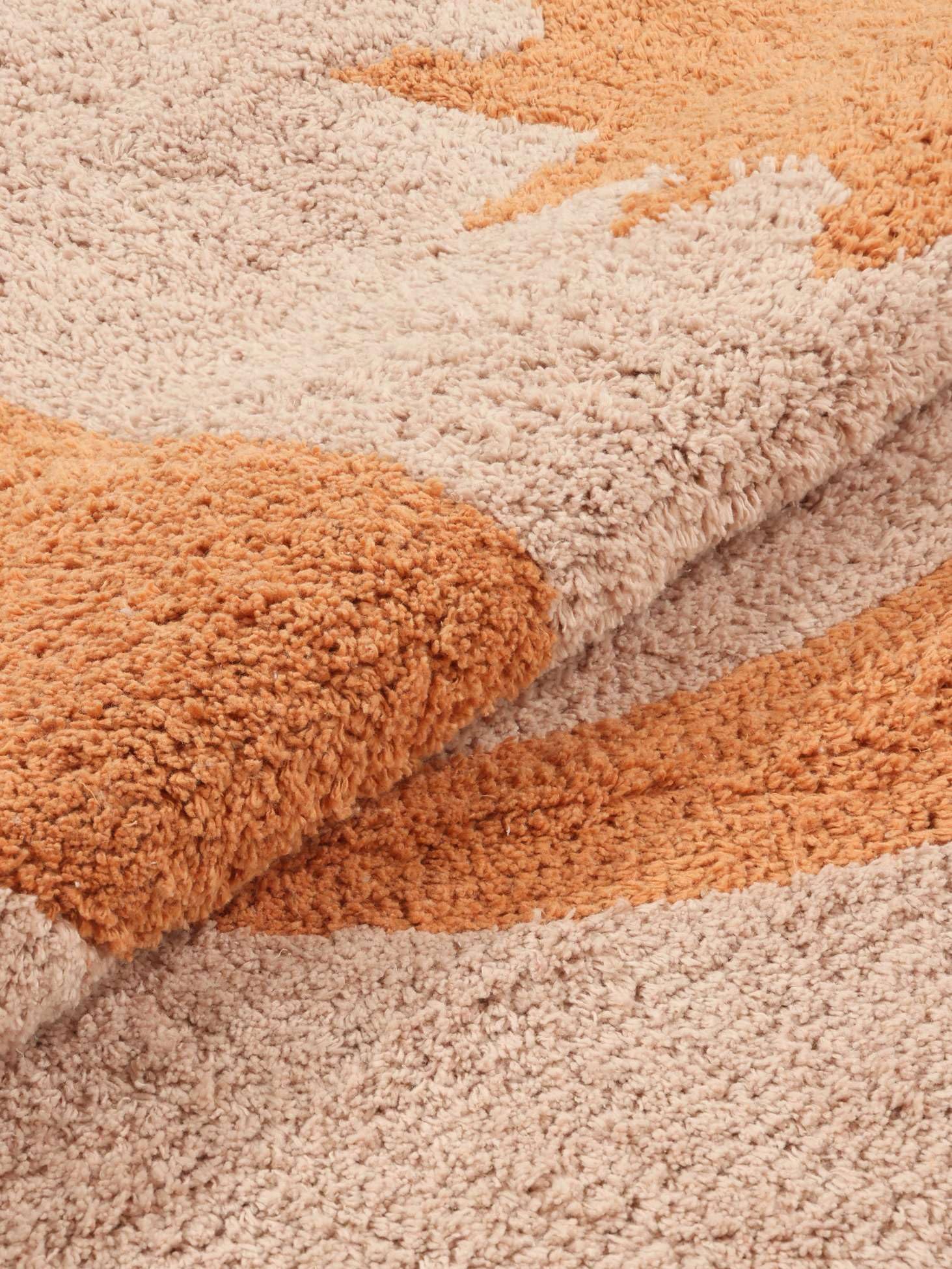 RugVista Smiley, Alfombra Infantil, Modernas Niños, Ø 100 cm, Redondo, Pelo Corto, Cuarto del bebé, Lavado a máquina, Sin Productos químicos peligrosos, Rosa/Terracotta