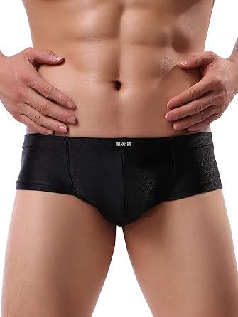 iKingsky Men's Cheeky Thong Underwear Sexy Mini Cheek Boxer Briefs