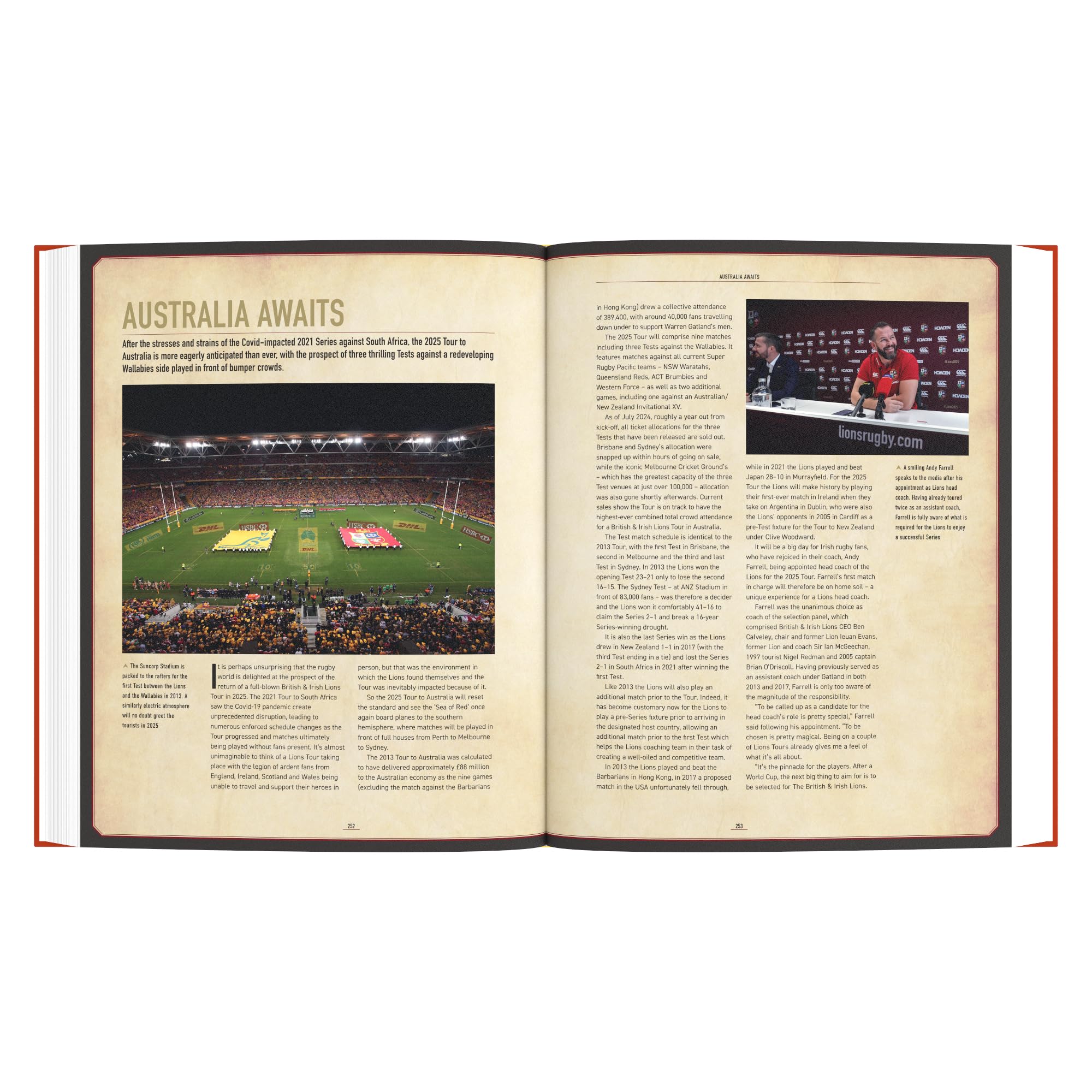 The British & Irish Lions: The Official History 2025 Tour Edition
