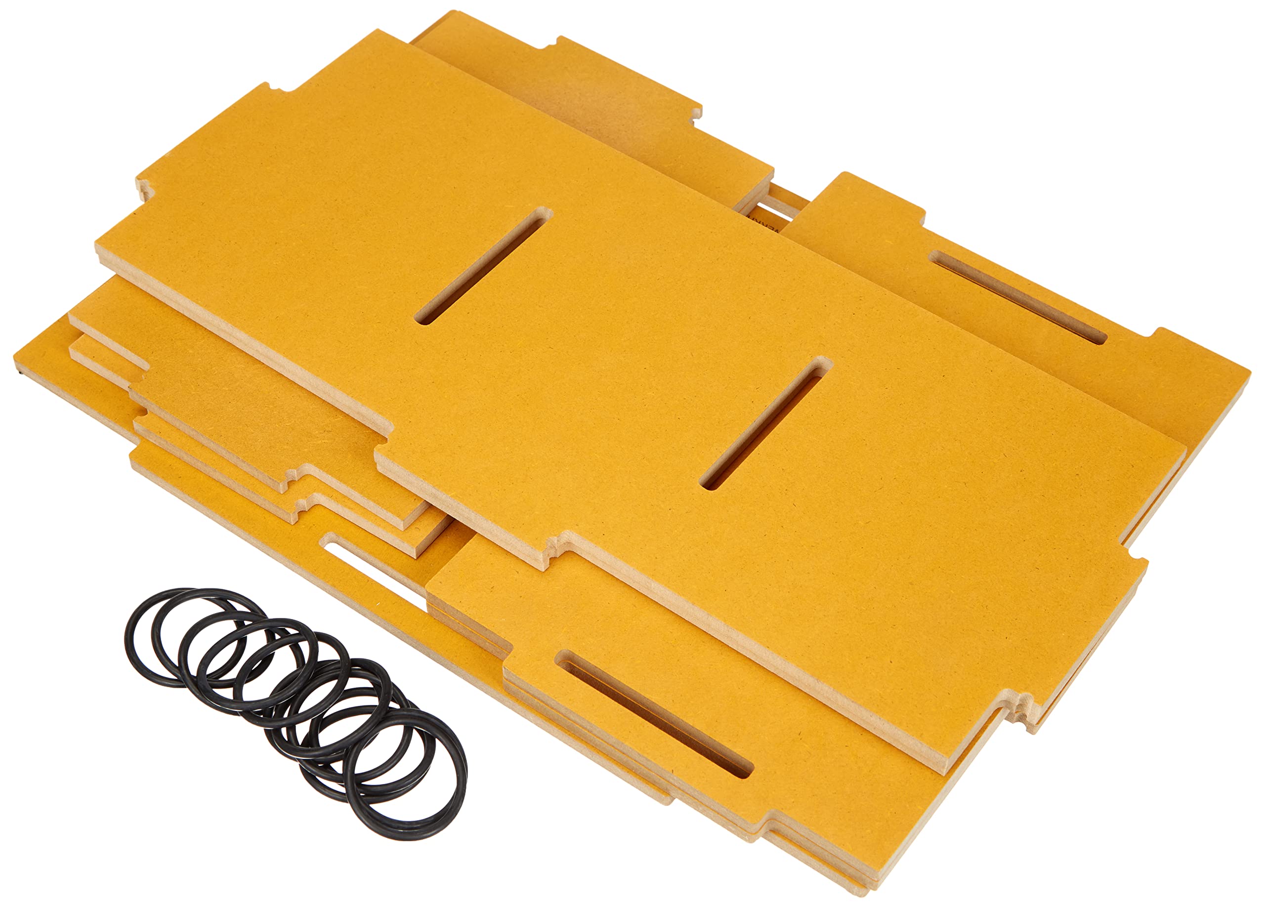 Werkhaus Media Box - Scatola DVD impilabile, 1150 g, colore: Oro