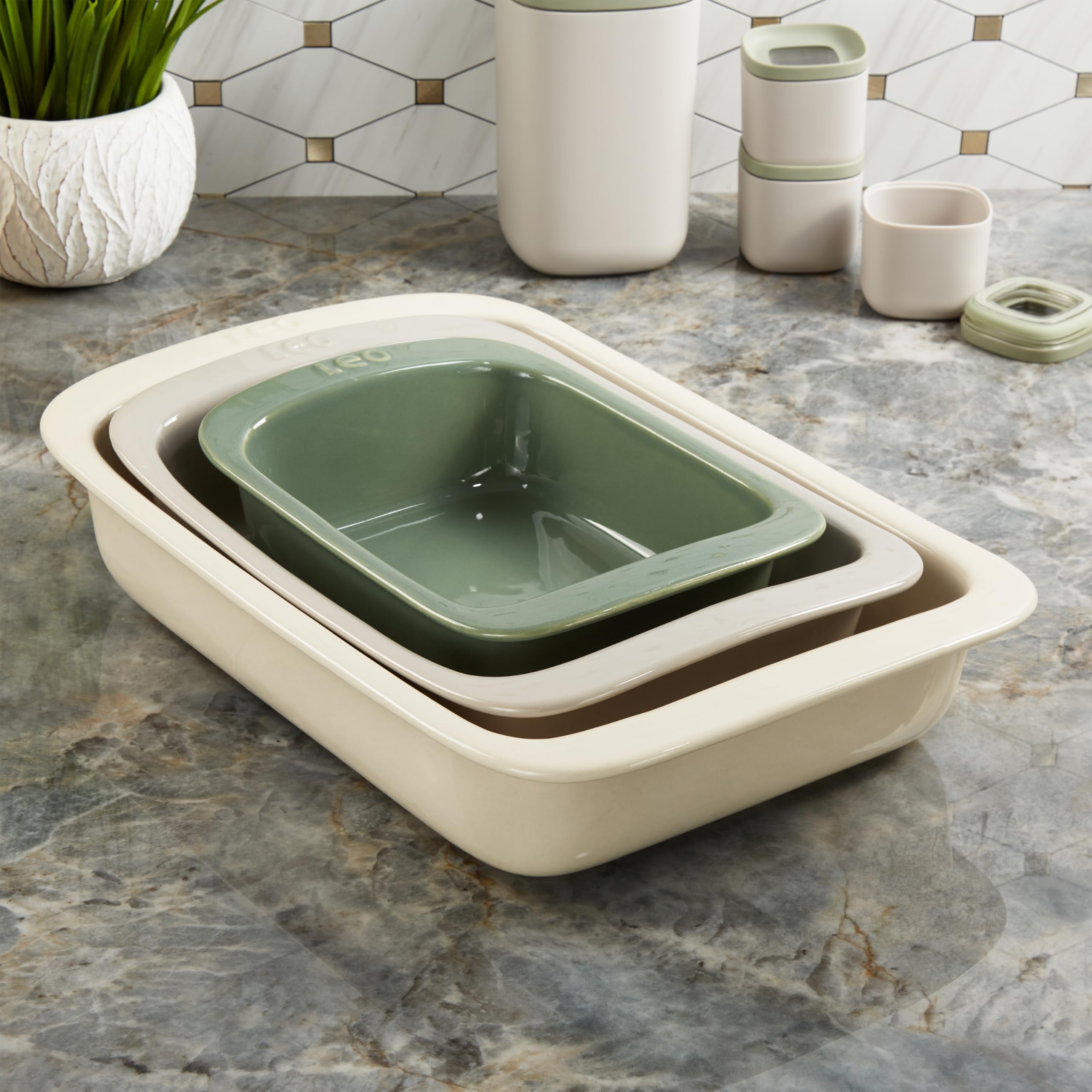 Berghoff Leo - Molde para horno rectangular Balance 35,50x25x7,30cm